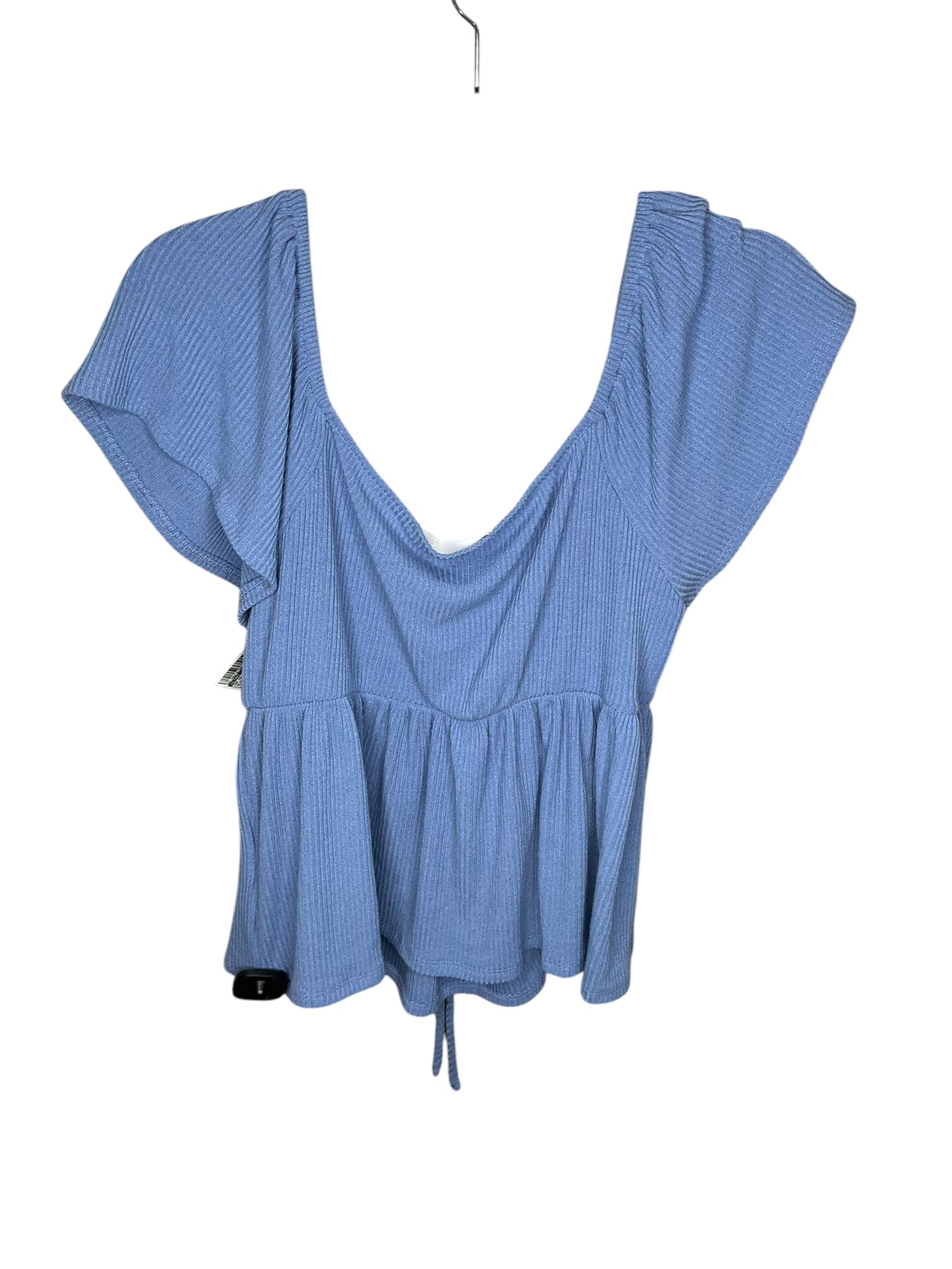 Top Short Sleeve By Altard State In Blue, Size: 1x