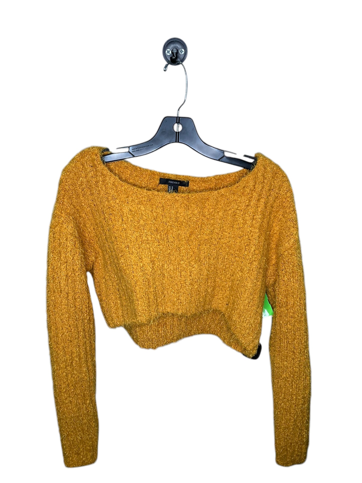 Sweater By Forever 21 In Yellow, Size: M