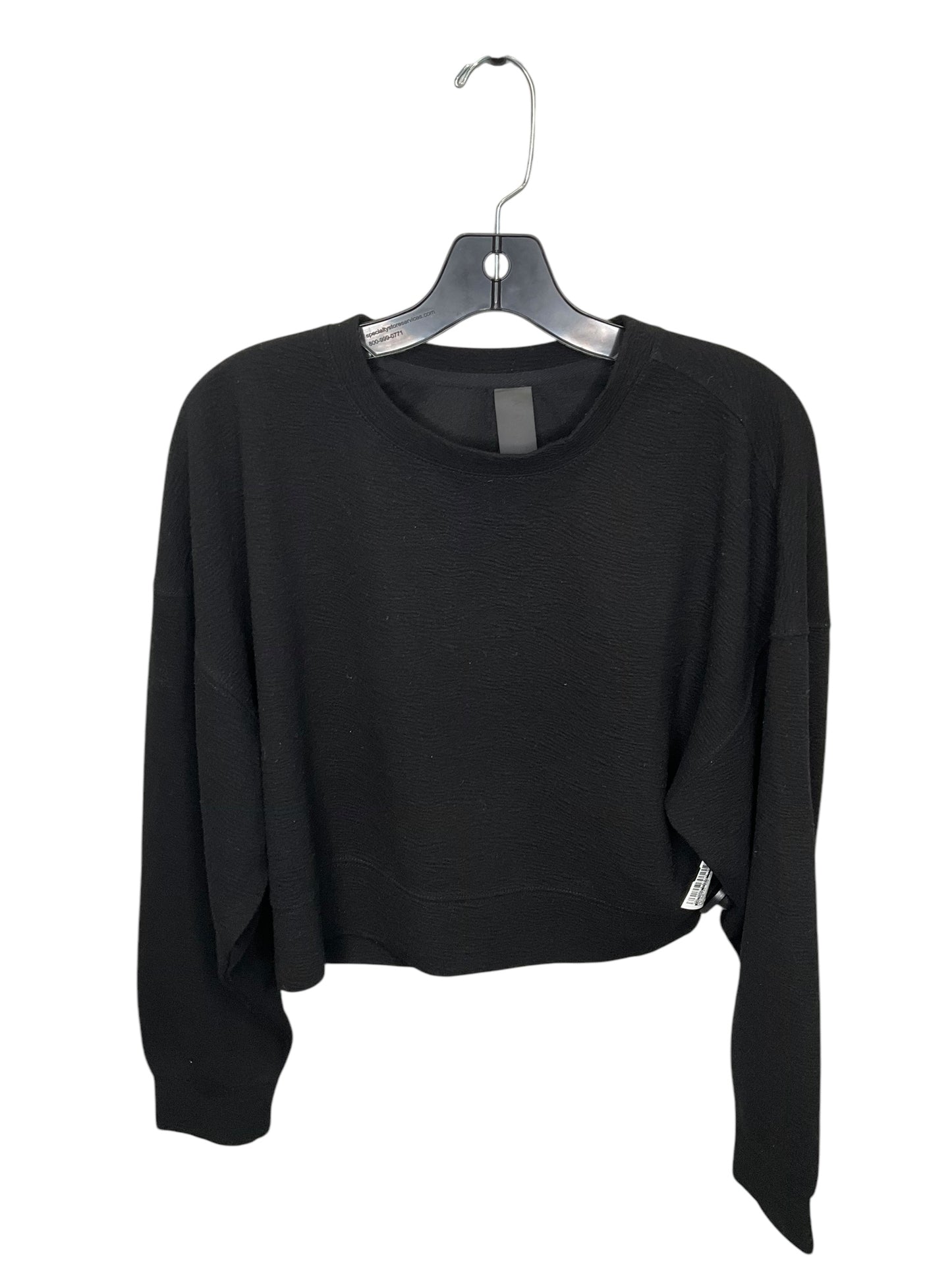 Athletic Top Long Sleeve Crewneck By Altard State In Black, Size: L