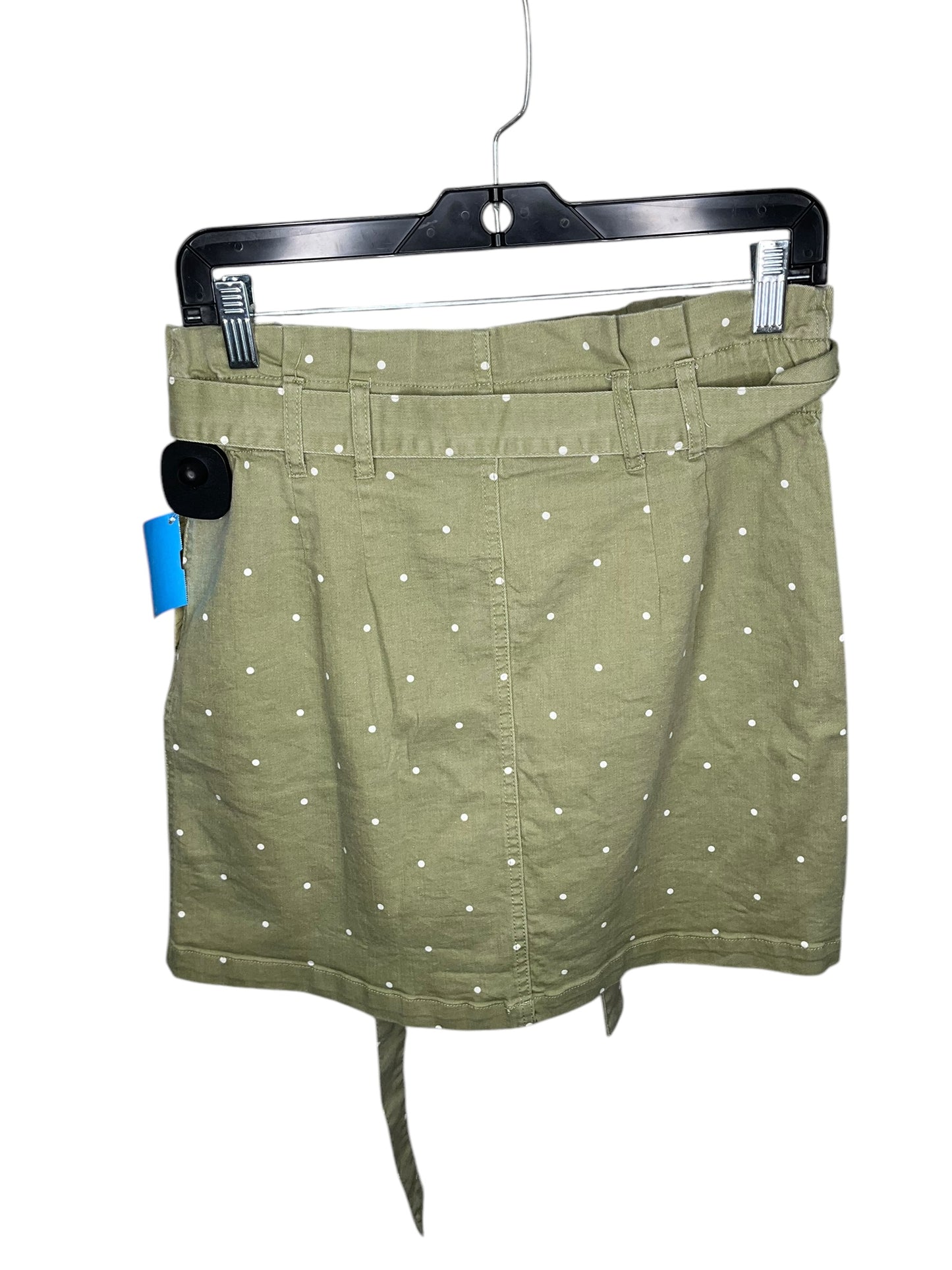 Skirt Mini & Short By Blu Pepper In Green, Size: M