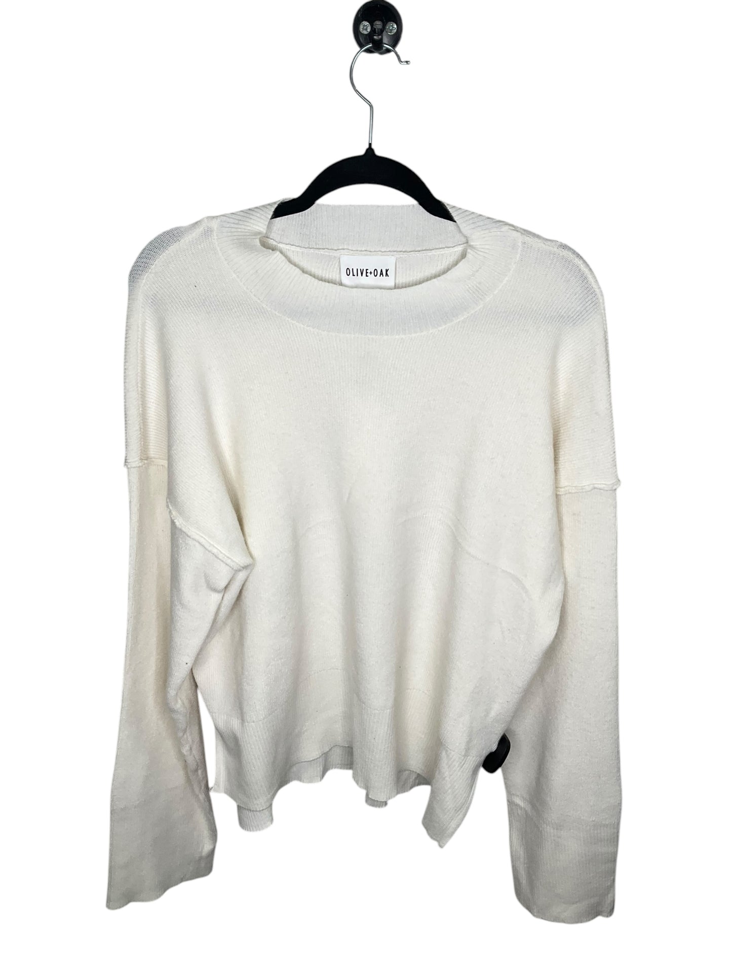 Sweater By Olive And Oak In Cream, Size: L