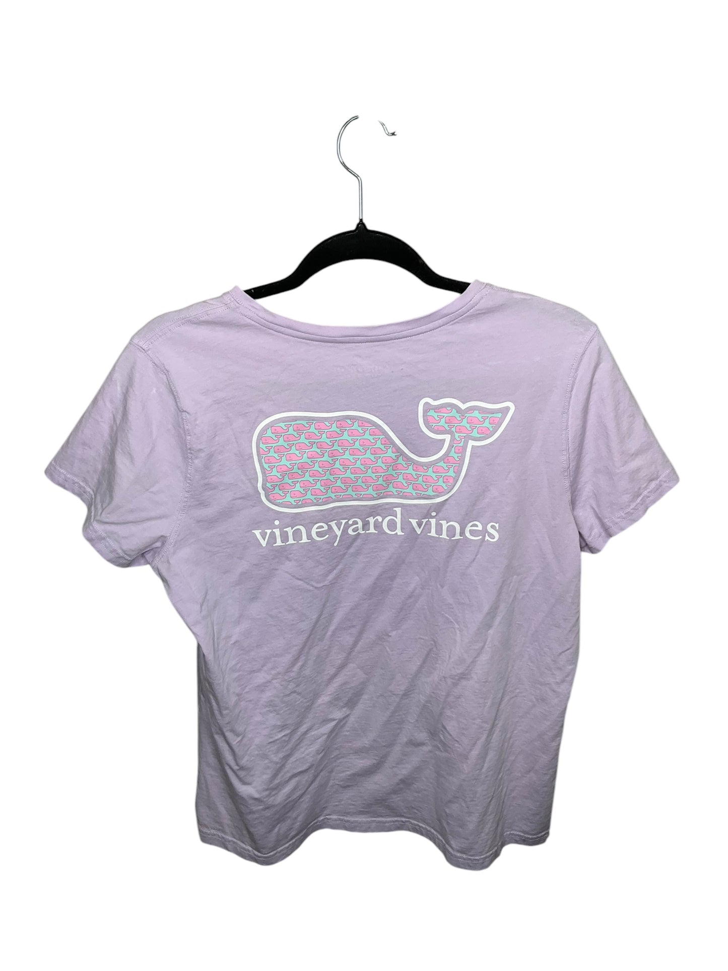 Top Short Sleeve By Vineyard Vines In Purple, Size: L