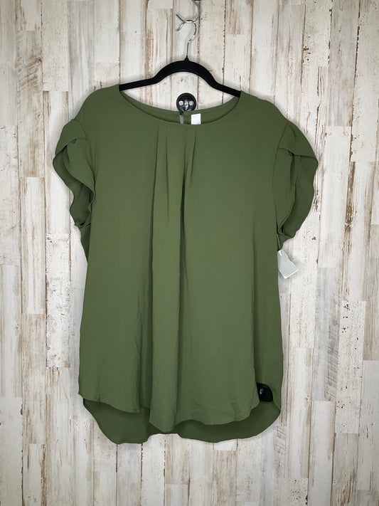 Top Sleeveless By Clothes Mentor In Green, Size: 3x