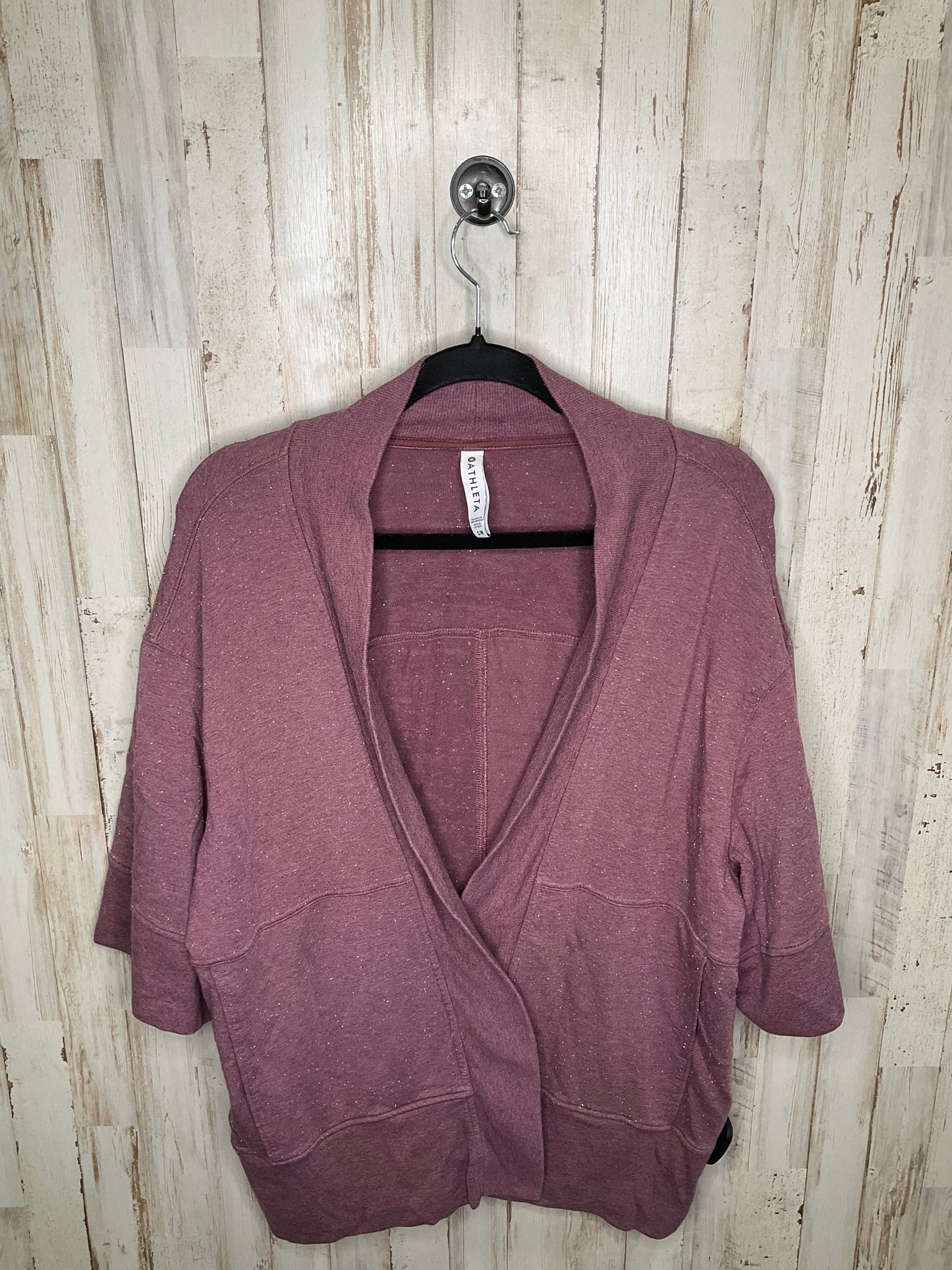 Mauve Sweater Cardigan Athleta, Size S