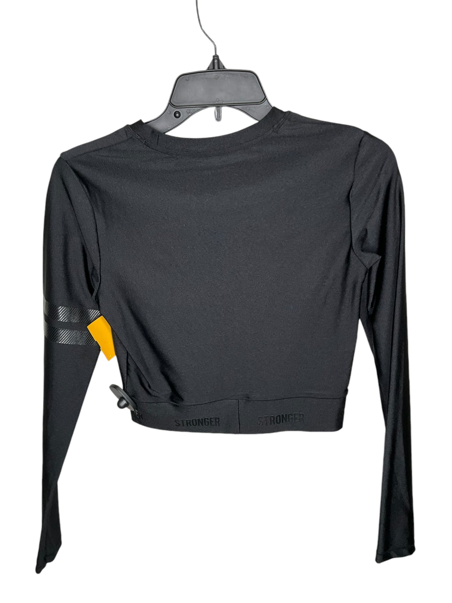 Athletic Top Long Sleeve Crewneck By Clothes Mentor In Black, Size: M