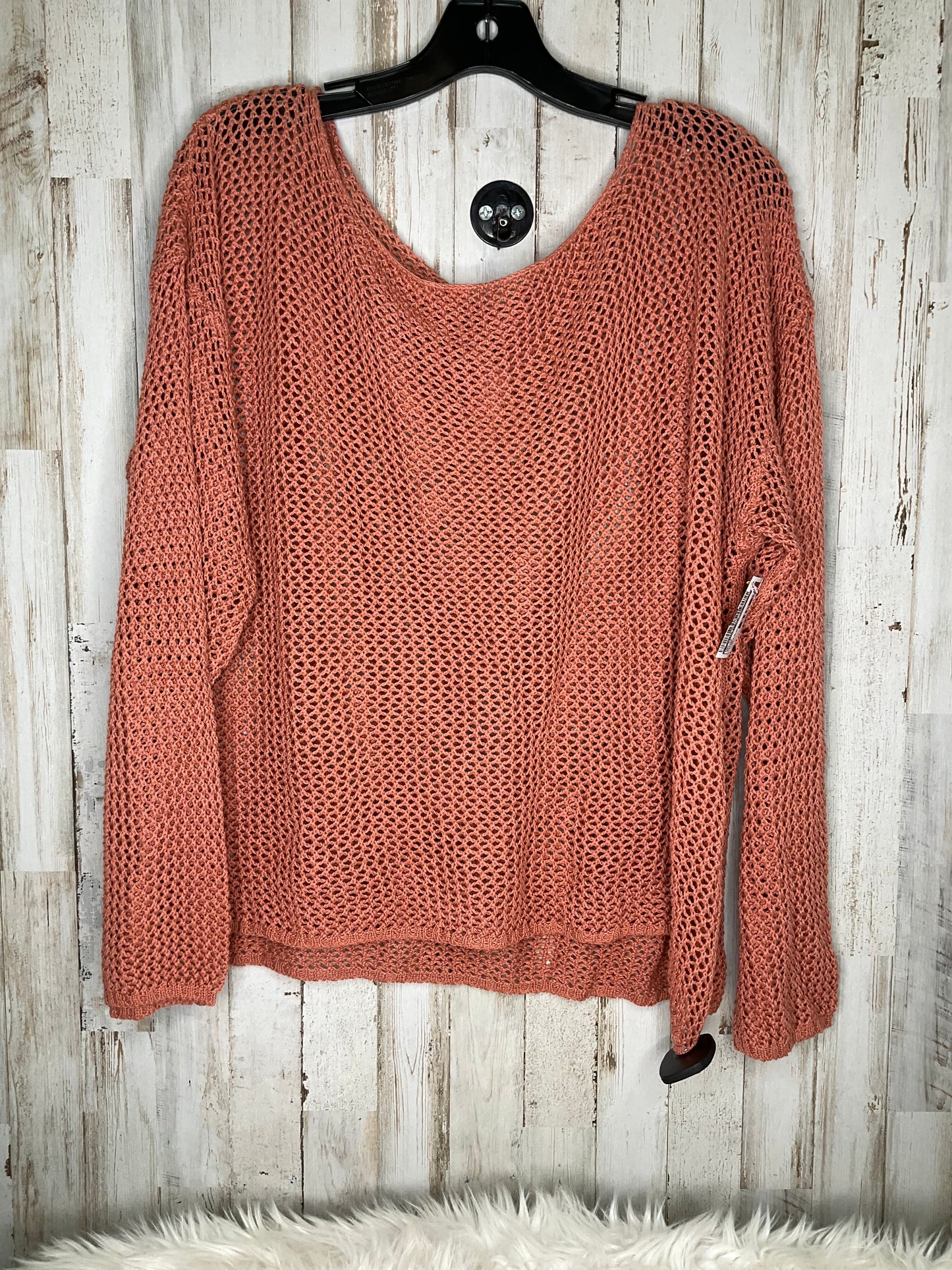 Orange Top Long Sleeve Clothes Mentor, Size Xl