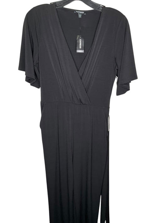 Jumpsuit By Express In Black, Size: Xs