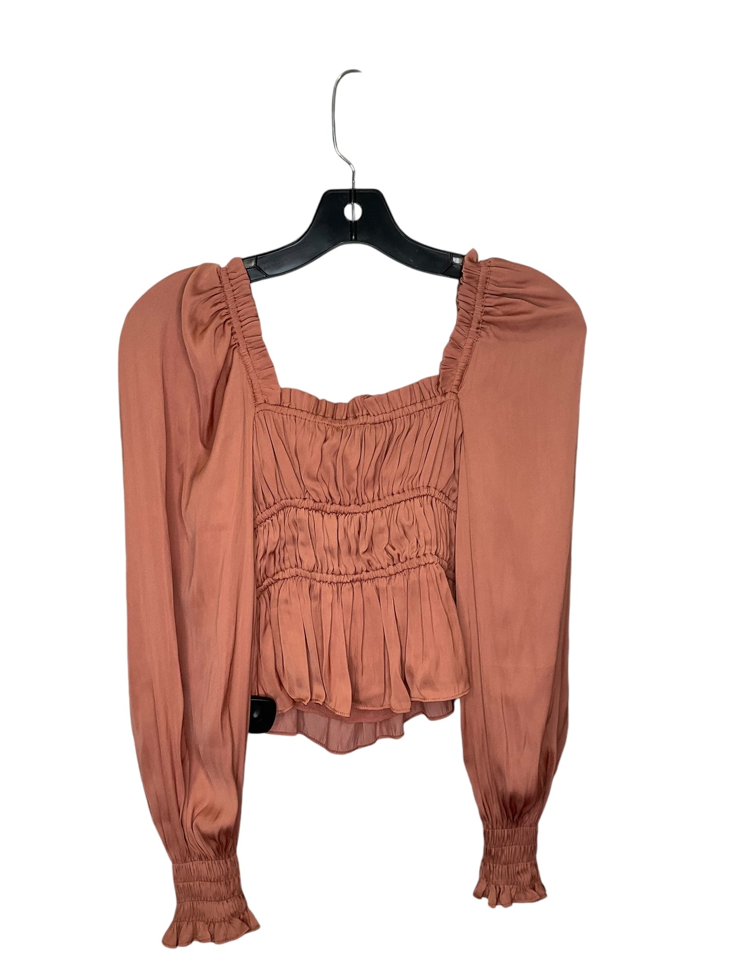 Top Long Sleeve By Altard State In Orange, Size: Xs