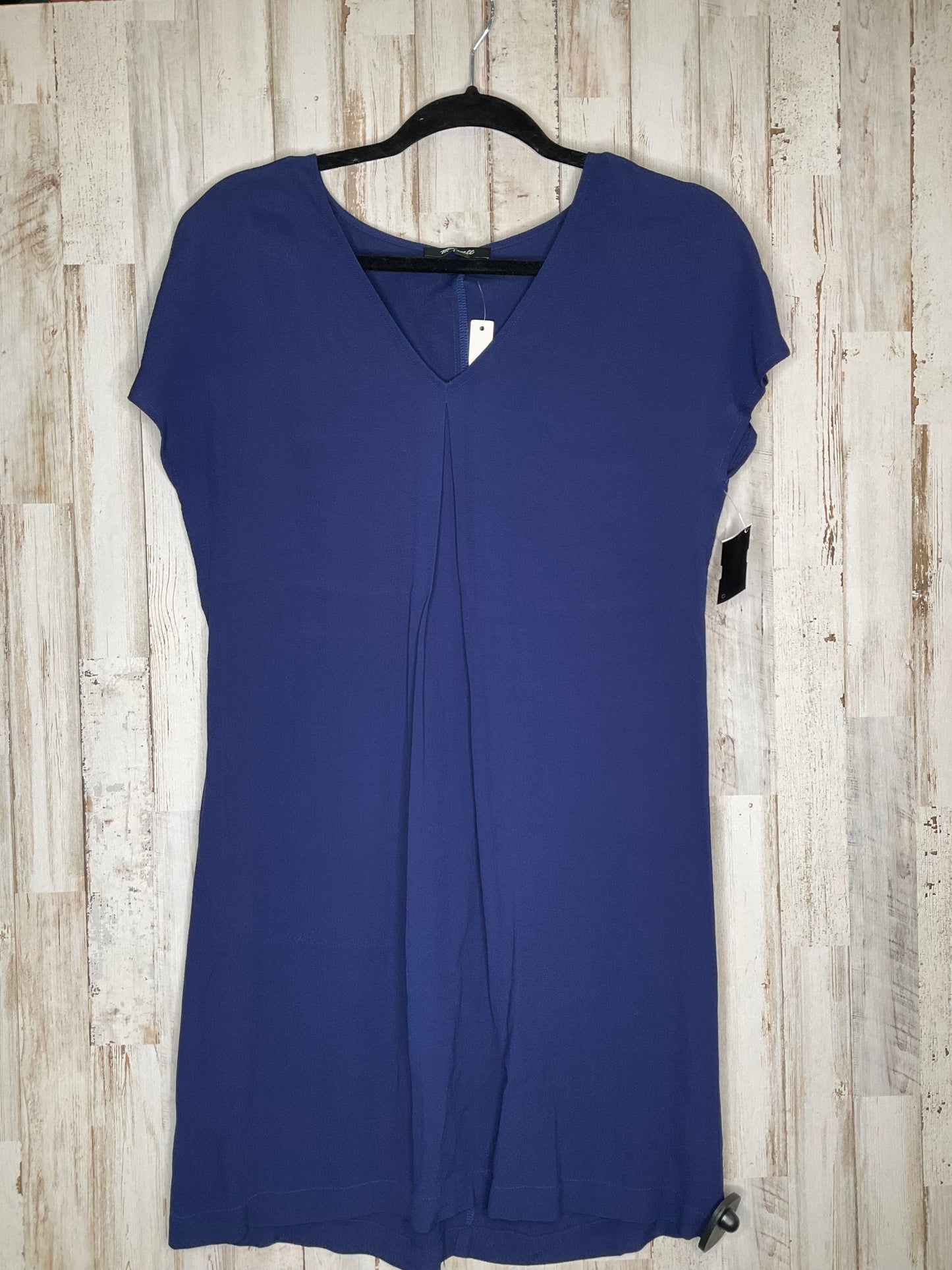 Navy Dress Casual Midi Madewell, Size Xxs