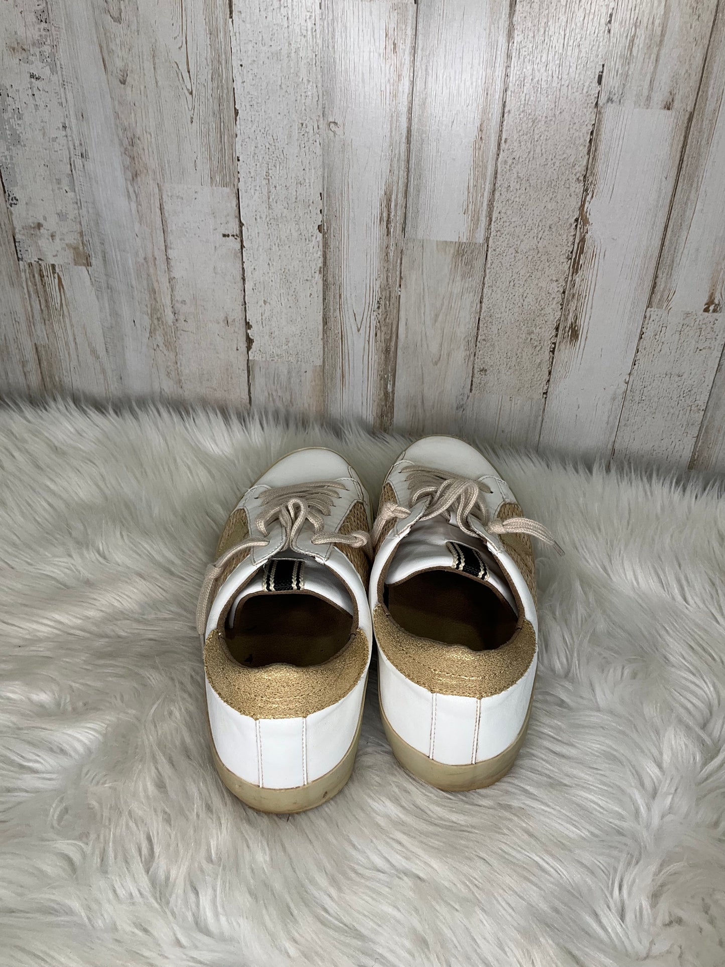 Brown & Cream Shoes Sneakers Shu Shop, Size 8