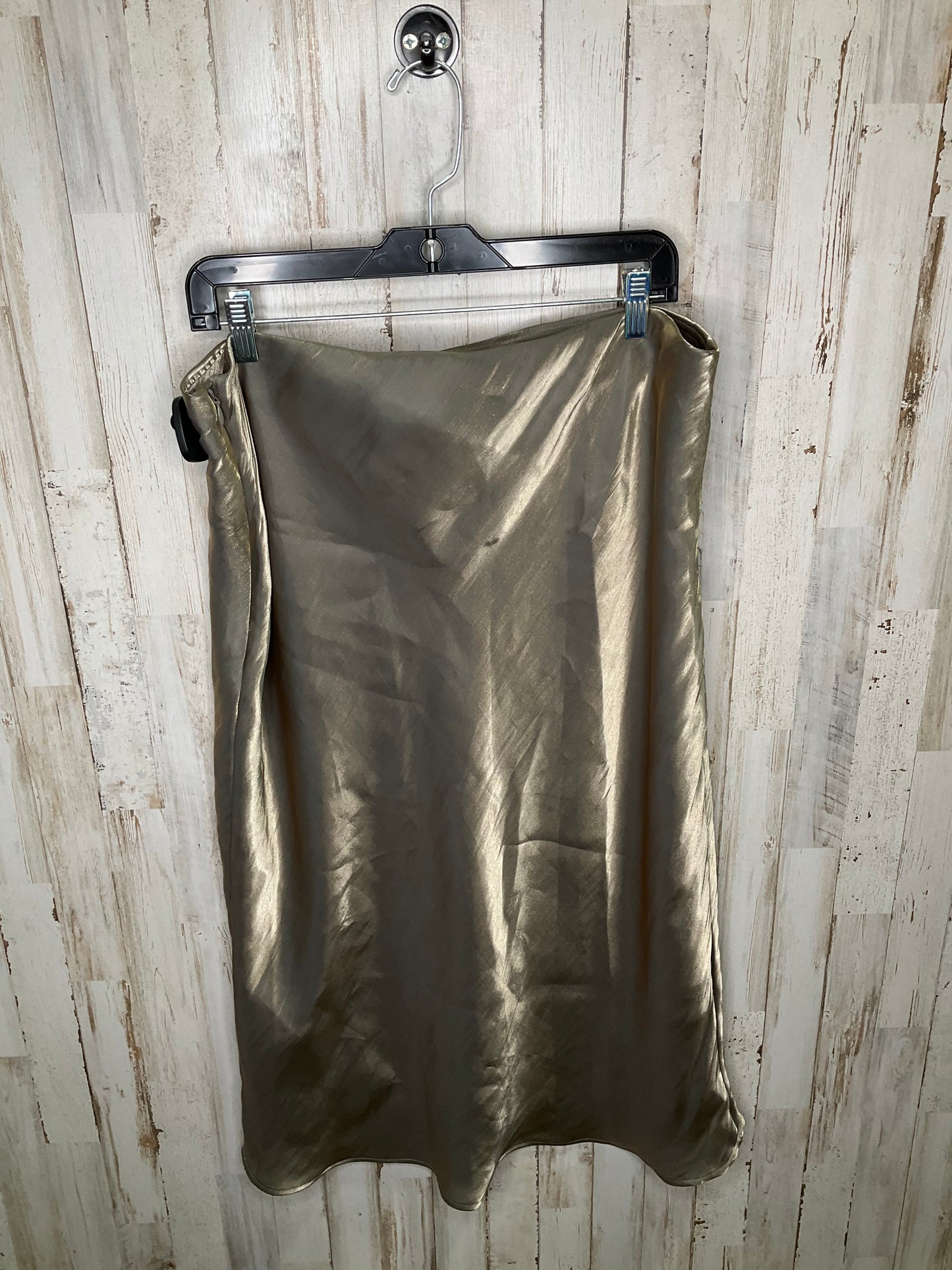 Gold Skirt Maxi Anthropologie, Size Xl