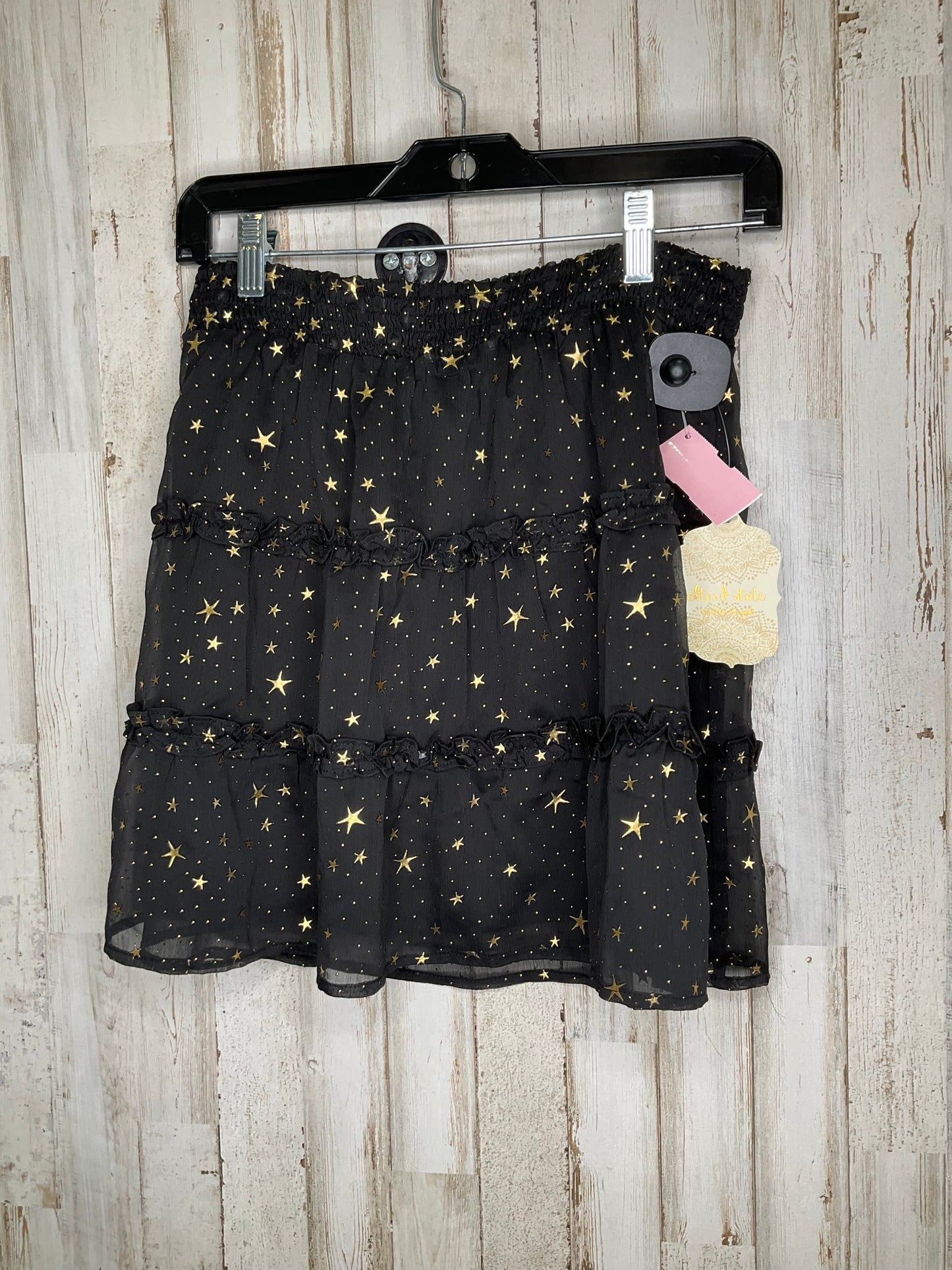 Black & Gold Skirt Mini & Short Altard State, Size M