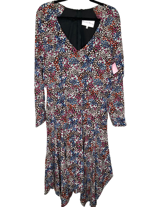 Dress Casual Maxi By Clothes Mentor In Floral Print, Size: L