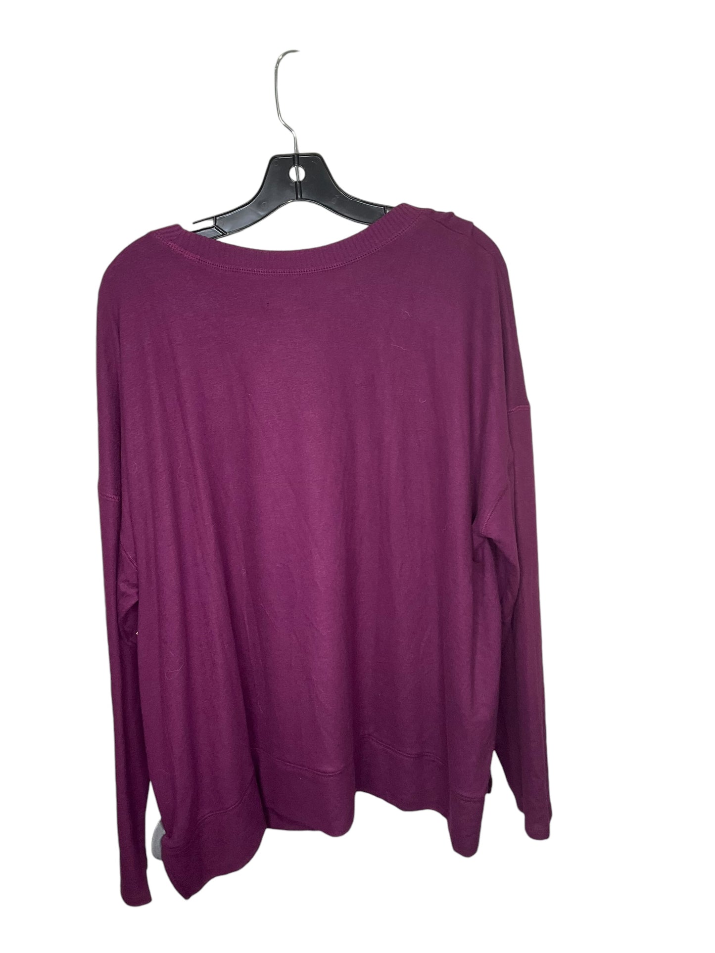 Top Long Sleeve By Lucky Brand In Purple, Size: 2x