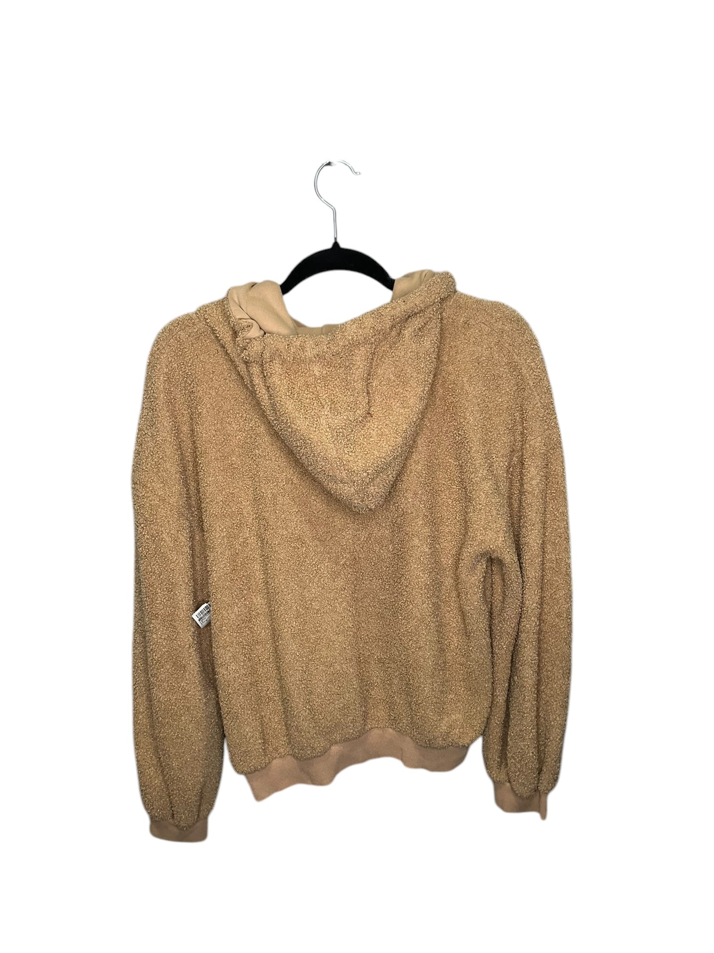 Sweatshirt Hoodie By Current Air In Brown, Size: M