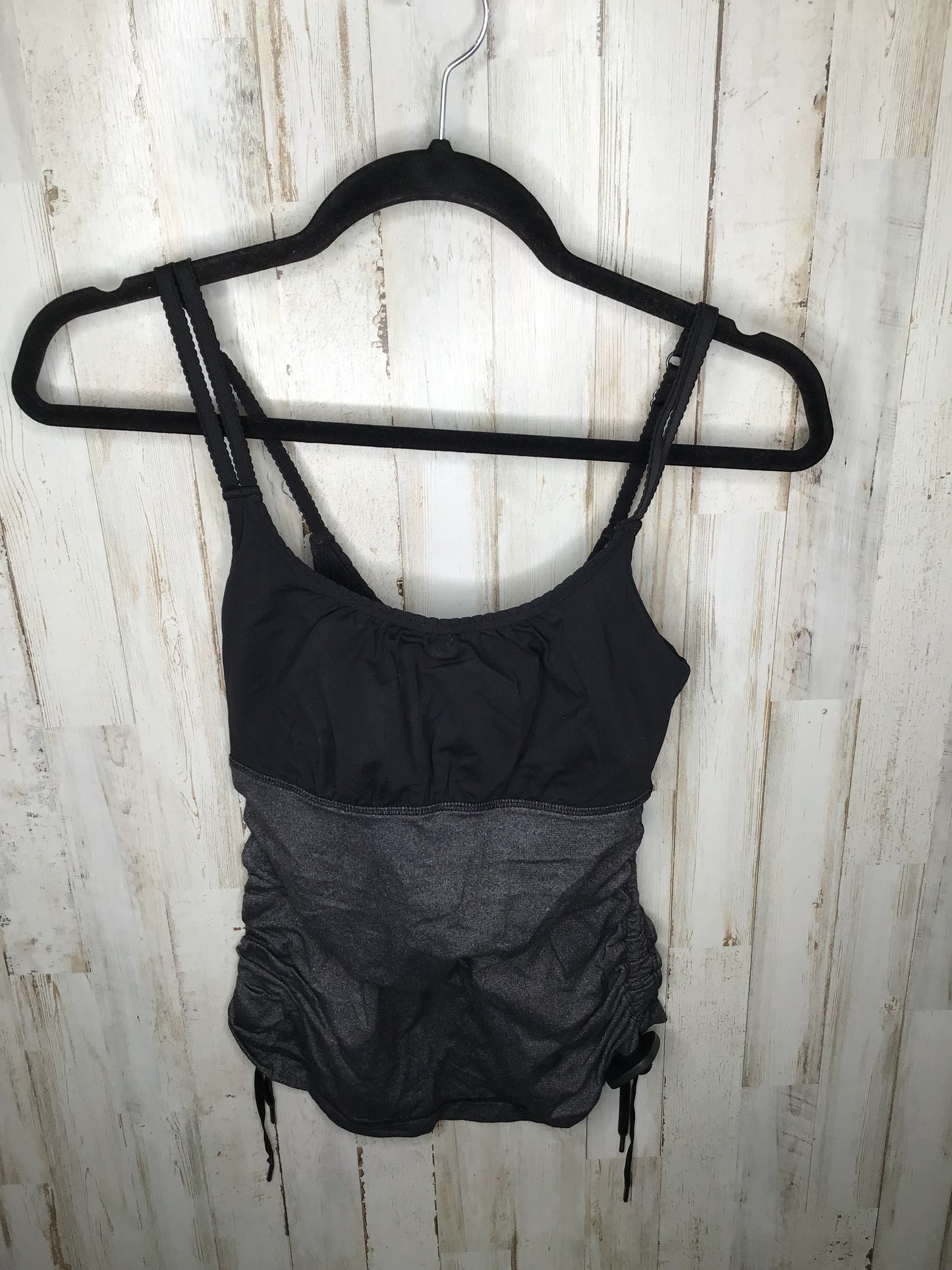 Black & Grey Athletic Tank Top Lululemon, Size 4