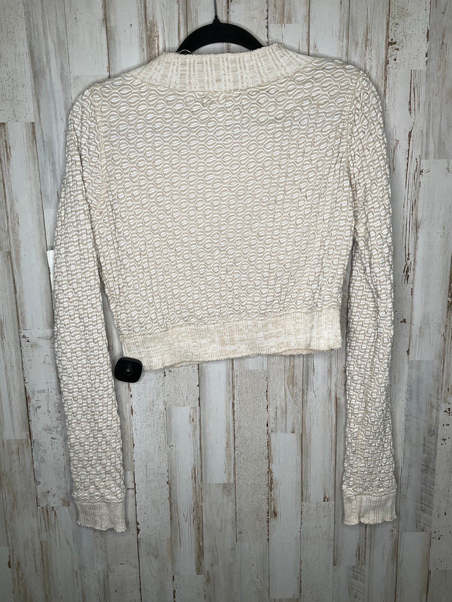 Beige Top Long Sleeve Free People, Size M