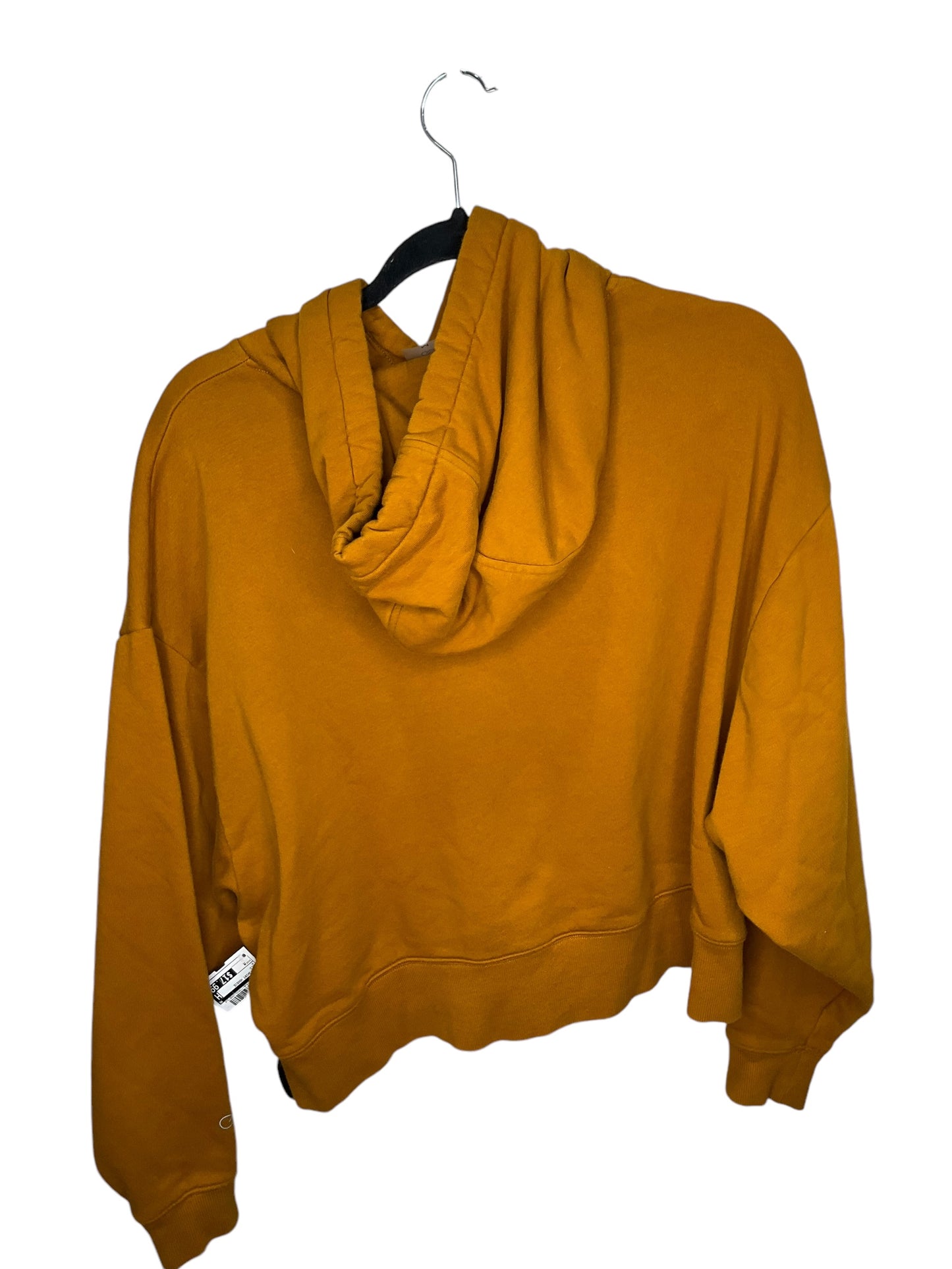 Sweatshirt Hoodie By Calia In Gold, Size: M