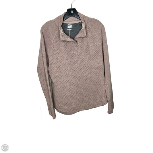 Jacket Fleece By Prana In Pink, Size: L