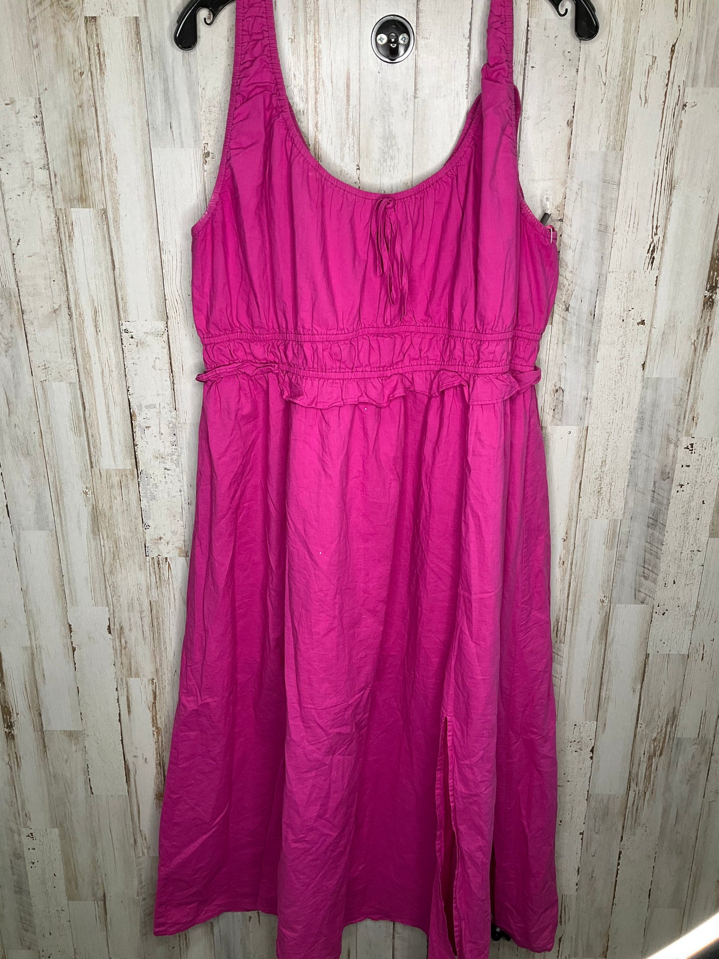 Pink Dress Casual Midi Altard State, Size 8