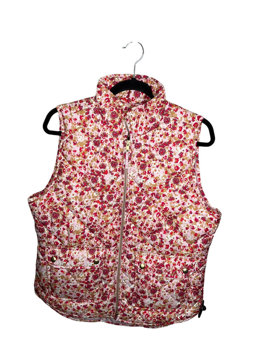 Vest Puffer & Quilted By J. Crew In Floral Print, Size: S