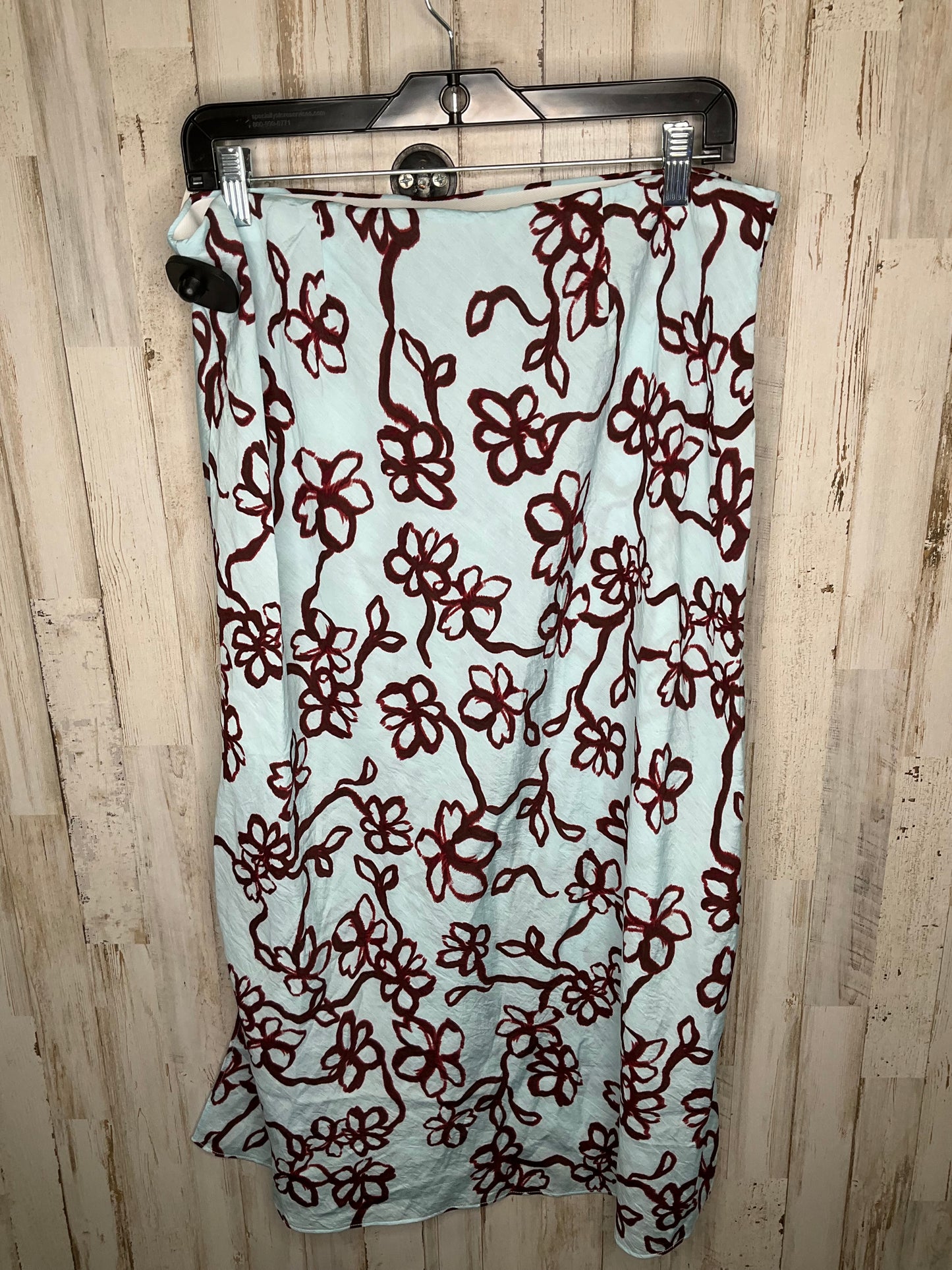 Floral Print Skirt Maxi Madewell, Size 12