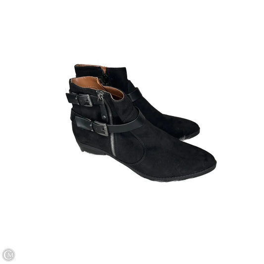 Boots Ankle Heels By Indigo Rd In Black, Size: 9