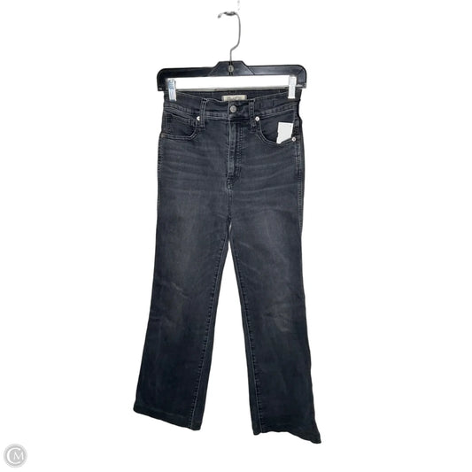 Jeans Straight By Madewell In Black, Size: 2