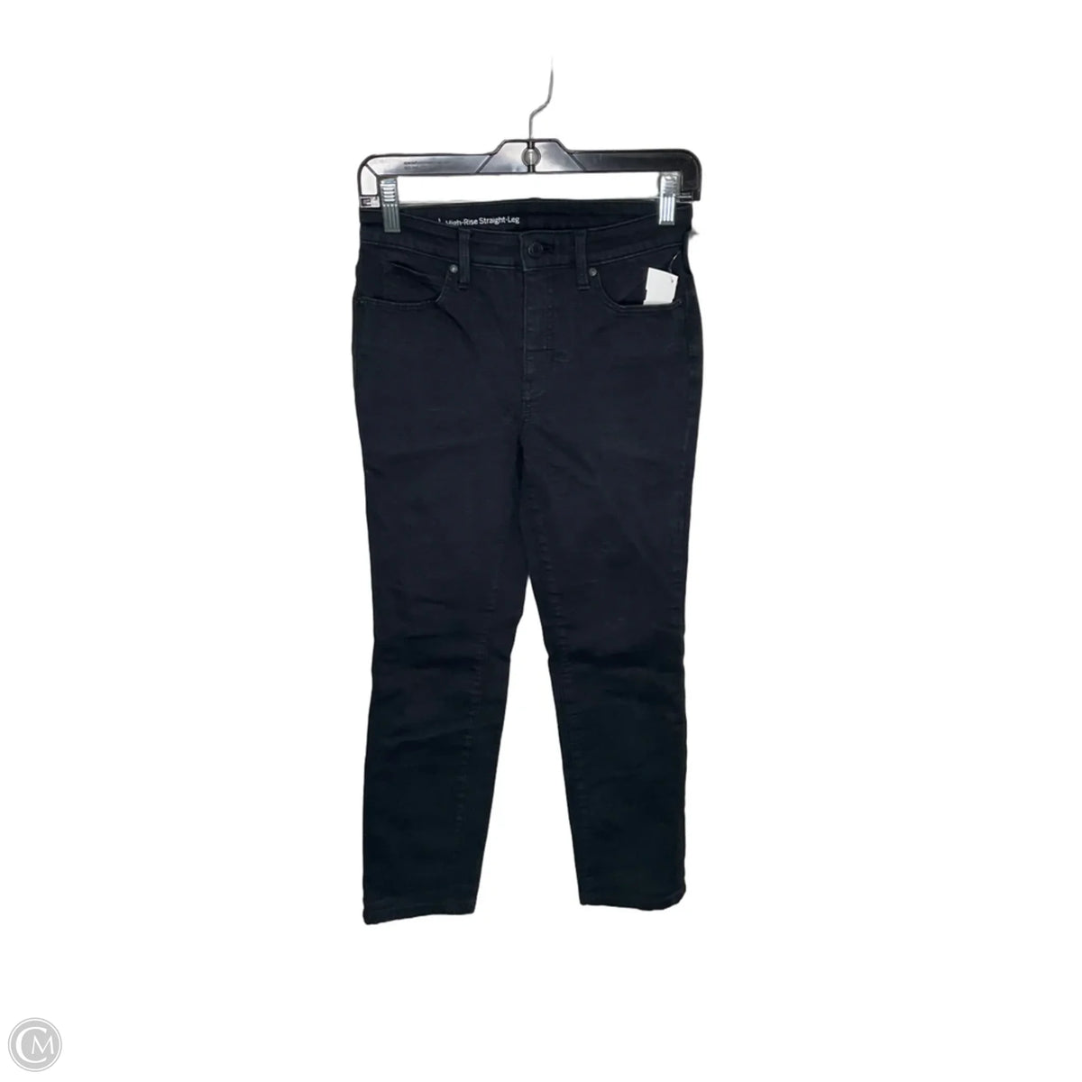 Jeans Straight By Talbots In Black, Size: 2p
