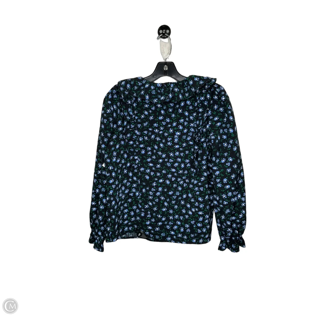 Top Long Sleeve By Loft In Floral Print, Size: Xsp