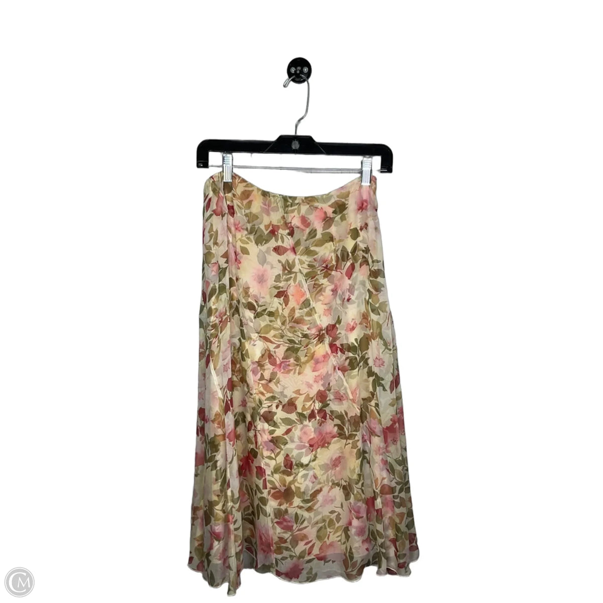 Skirt Midi By Talbots In Floral Print, Size: 6