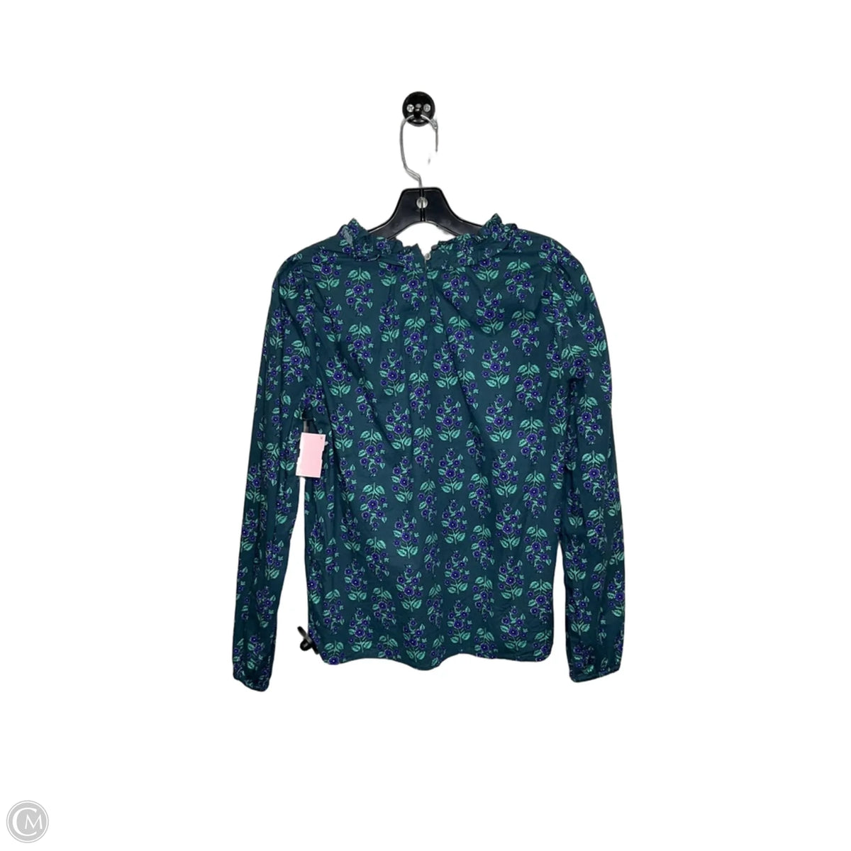 Top Long Sleeve By J. Crew In Green, Size: S