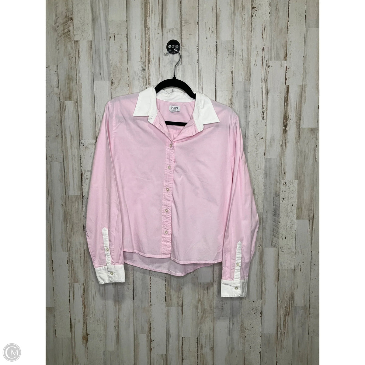 Top Long Sleeve By J. Crew In Pink, Size: S
