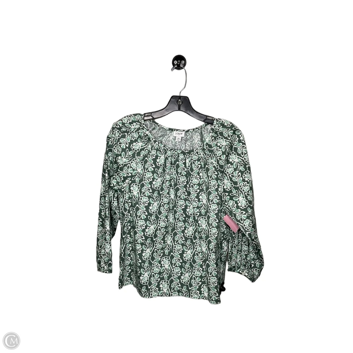Top Long Sleeve By J. Crew In Green, Size: Xs
