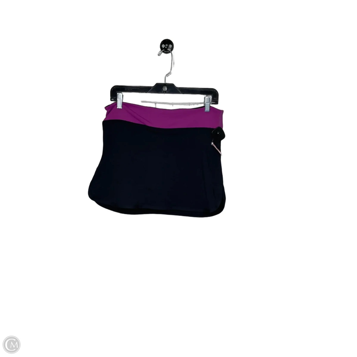 Athletic Skort By Lululemon In Black & Purple, Size: 10