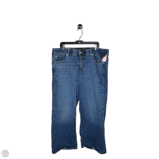 Jeans Wide Leg By Torrid In Blue Denim, Size: 22