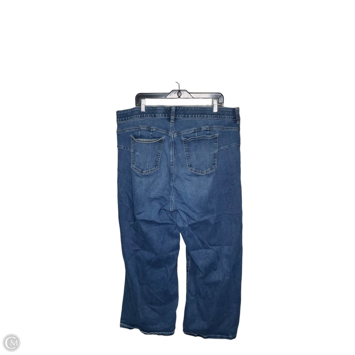 Jeans Wide Leg By Torrid In Blue Denim, Size: 22