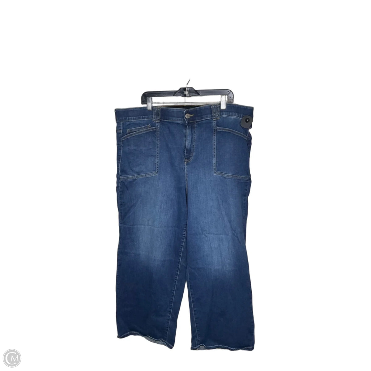 Jeans Wide Leg By Torrid In Blue Denim, Size: 24