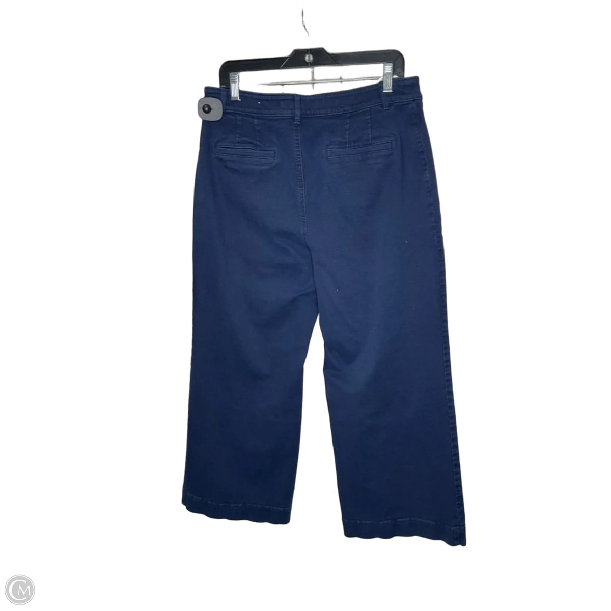 Jeans Wide Leg By Loft In Navy, Size: 14p