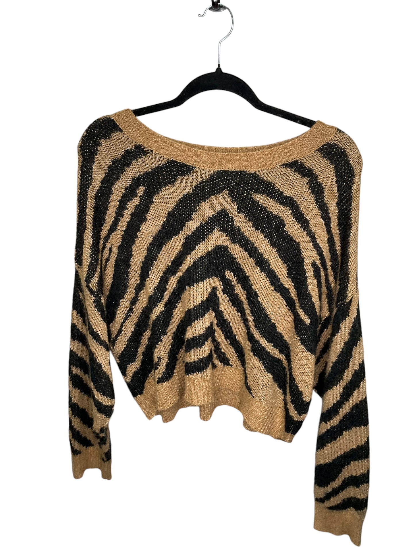 Sweater By American Eagle In Black & Brown, Size: M