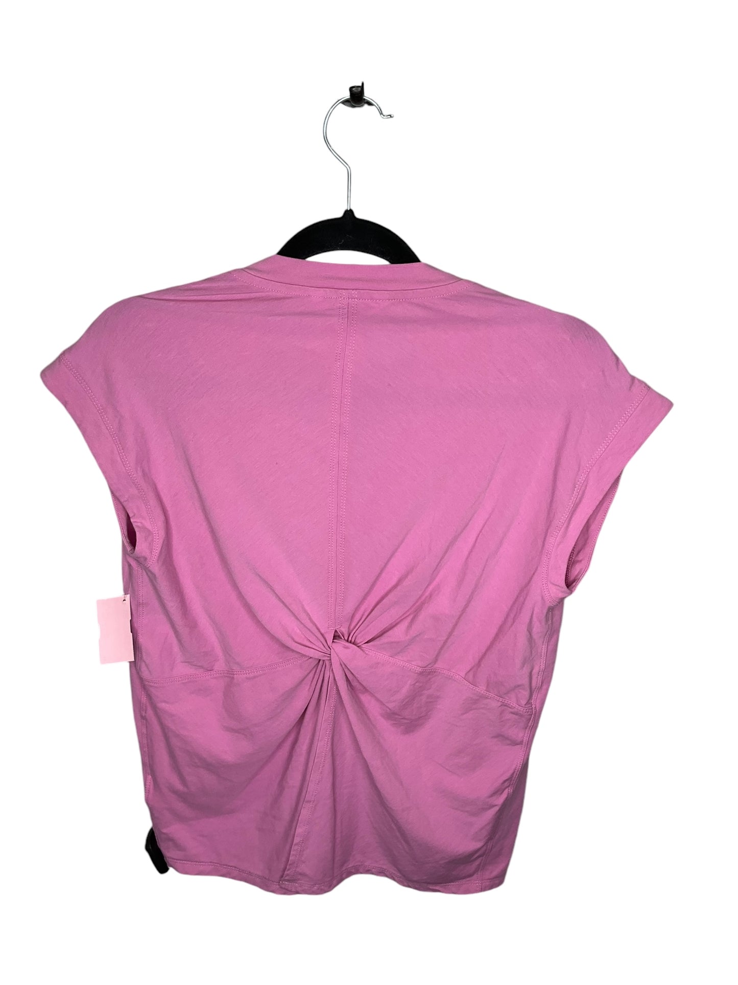 Athletic Top Short Sleeve By Athleta In Pink, Size: Xs