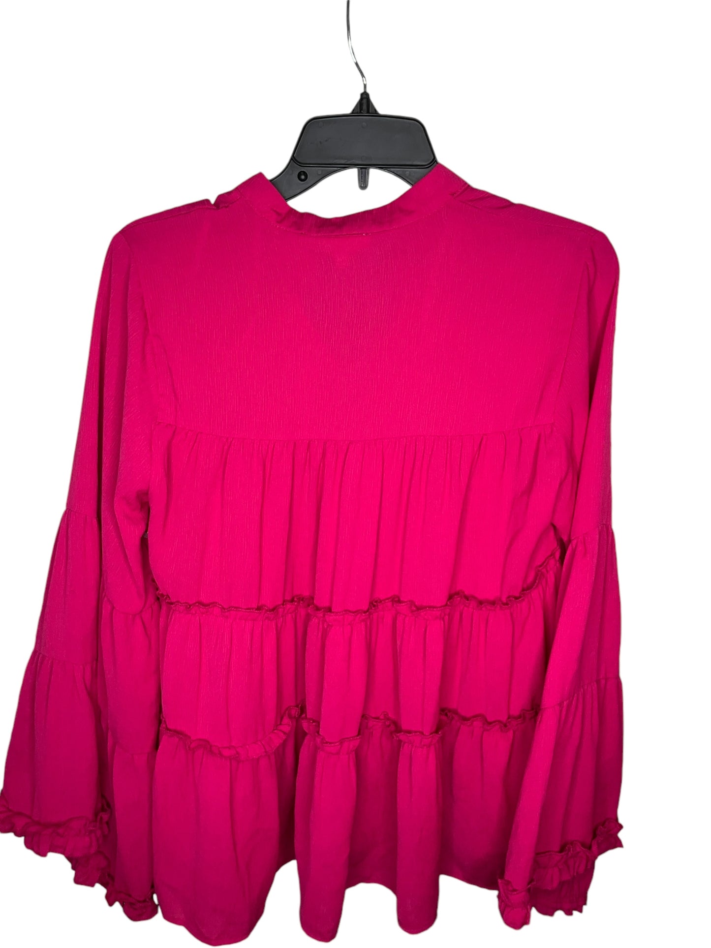 Top Long Sleeve By Clothes Mentor In Pink, Size: S