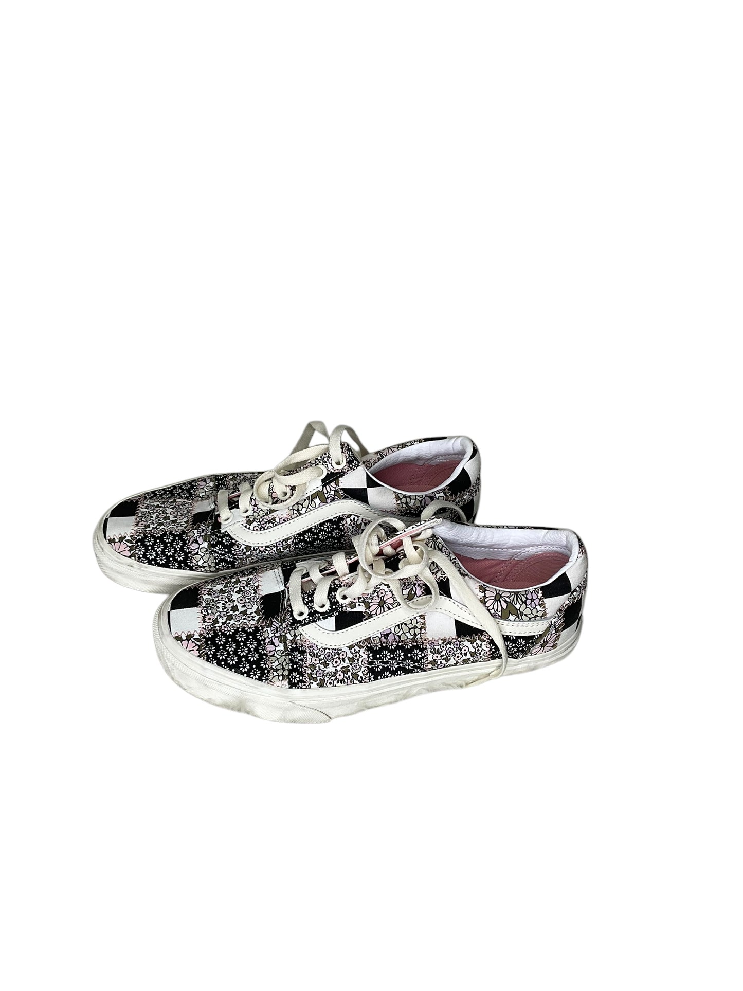 Shoes Sneakers By Vans In Floral Print, Size: 9.5