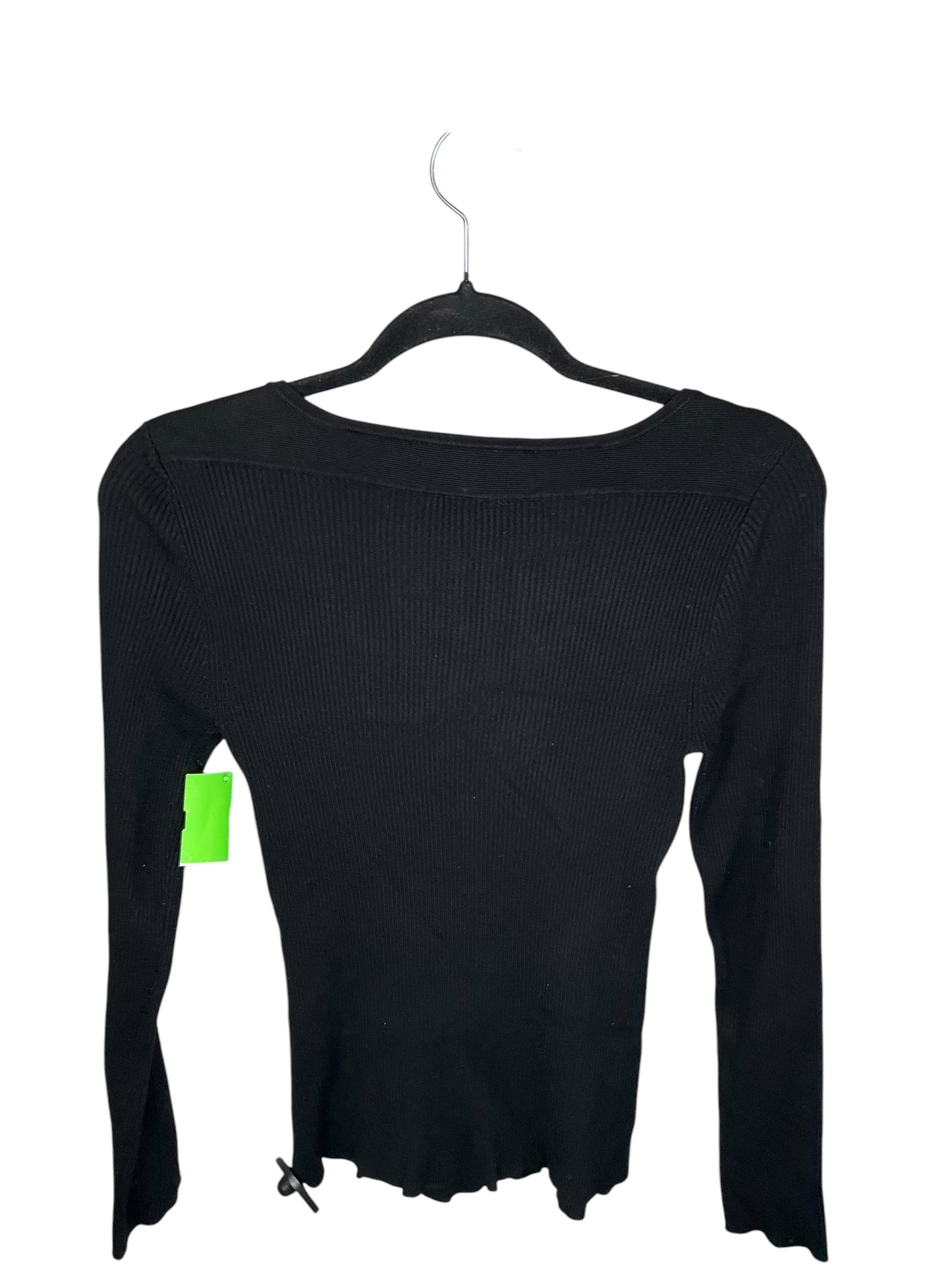 Top Long Sleeve By White House Black Market In Black, Size: S