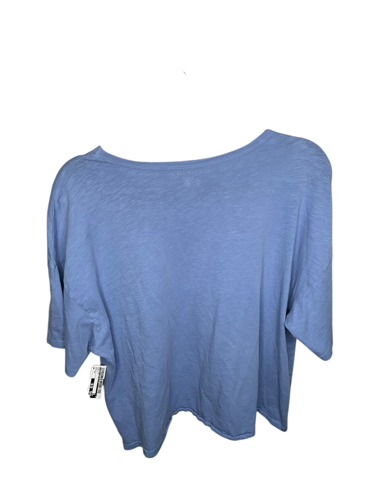 Top Short Sleeve By American Eagle In Blue, Size: Xl