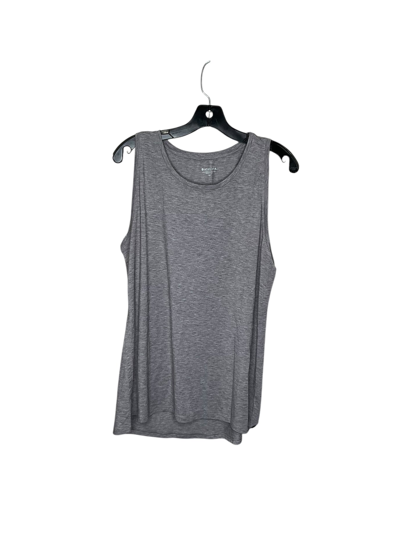 Athletic Tank Top By Athleta In Grey, Size: 1x