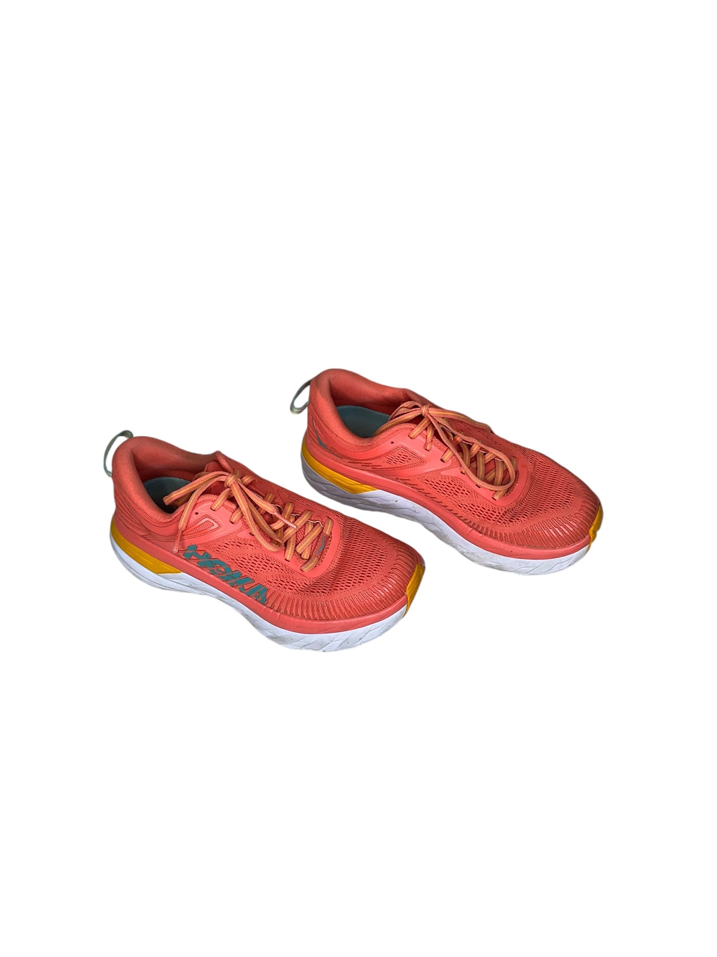 Shoes Athletic By Hoka In Orange, Size: 7.5