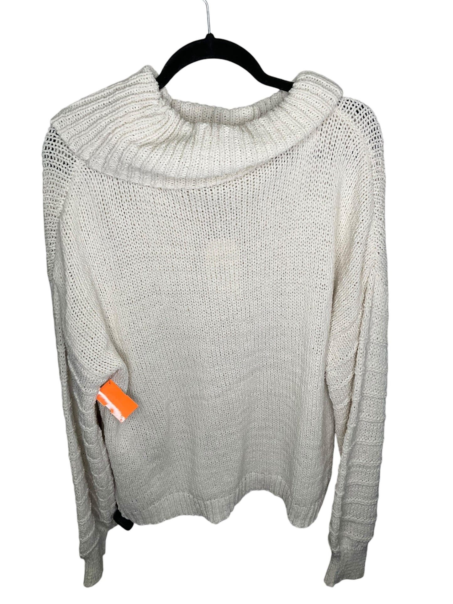 Sweater By Wonderly In White, Size: 1x