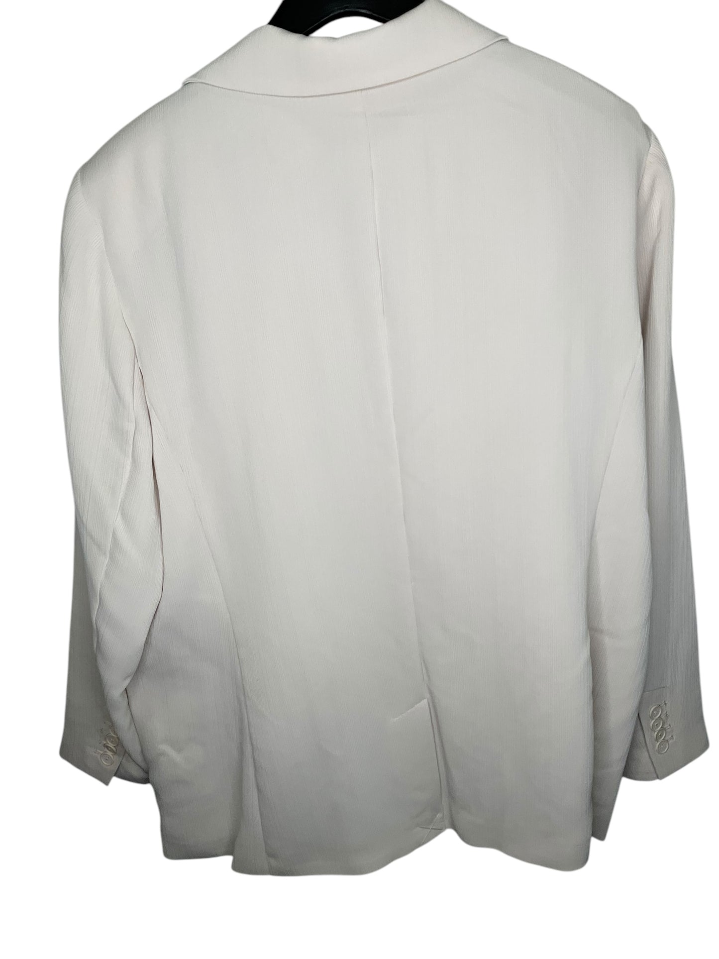 Blazer By Liz Claiborne In Cream, Size: 18