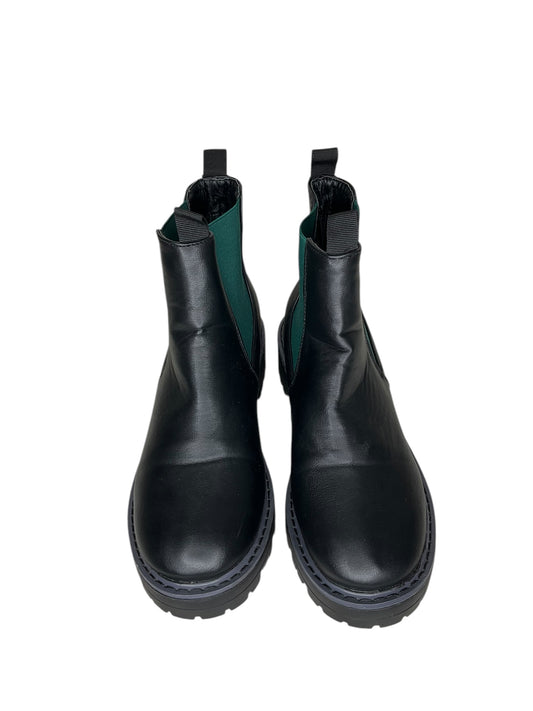 Boots Combat By Clothes Mentor In Black & Green, Size: 8